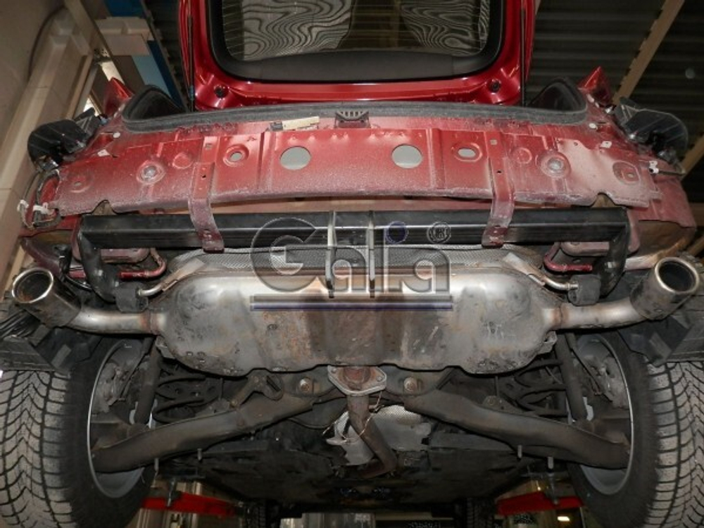 Фаркоп оцинкованный Galia M132A для Mazda 3 хетчбек 2014-(паспорт и сертификат в комплекте)(без электрики)