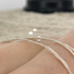 LINETTE PAILETERS - 80% лен, 20% п/а, микропайетки 2мм - серебро, бежевый; 450м\100гр