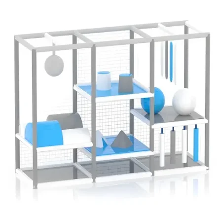 Детский игровой лабиринт «Кнопка МАКС» 4,2м² (3,5*1,2*3м)