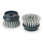 Щетка с дозатором моющего средства palm scrub™, серая