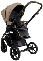 Детская коляска Roan Bass Next 2.0 3 в 1 с автокреслом Pituso Santiso Pro Black BSN/42/2 Mocha Mousse/Black/руч.Cappuccino