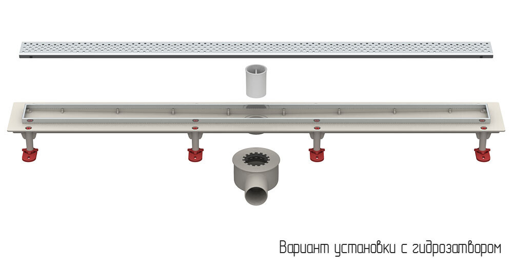 Трап линейный сливной