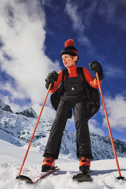 ZARA ПРОТИВОСКОЛЬЗЯЩИЕ ПЕРЧАТКИ - SKI COLLECTION, ЧЕРНЫЙ