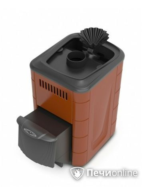 Печь для бани TMF Гейзер Мини 2016 Carbon дверь антрацит закрытая каменка терракота