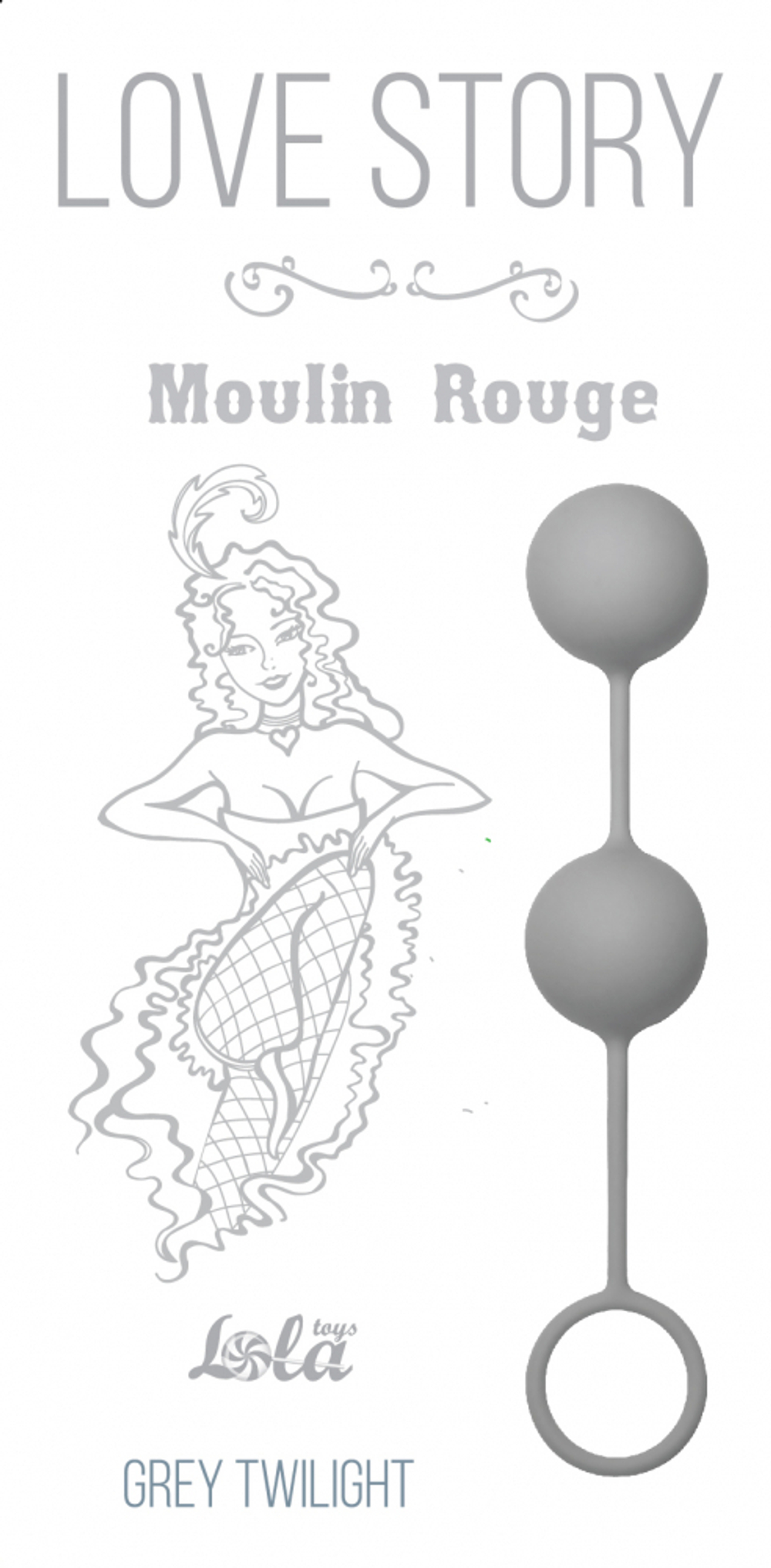 Вагинальные шарики Love Story Moulin Rouge серые
