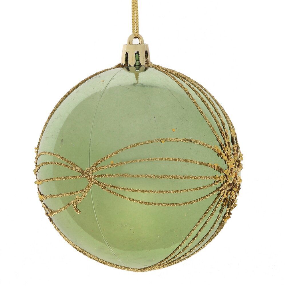 GAEM Набор из 12шт Украшение новогоднее "Шар", D 8 см, L35 W27 H8,5 см