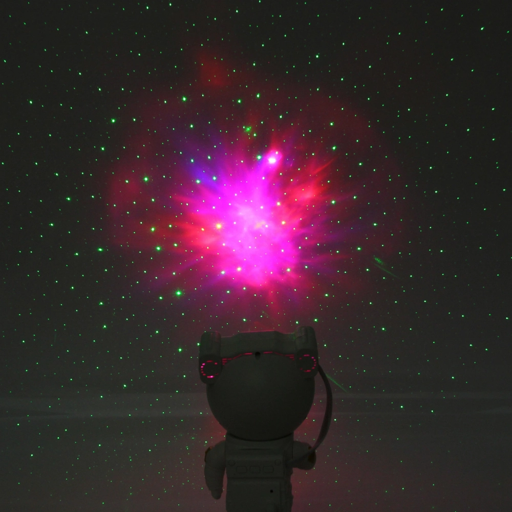 Световой прибор Лазер «В космос» 20*11,5*10 см, пульт д/у, питание от USB (DC)