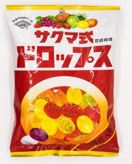 Карамель фруктовая ассорти (яблоко, апельсин,виноград, клубника, лимон, ананас) Sakuma 120 гр