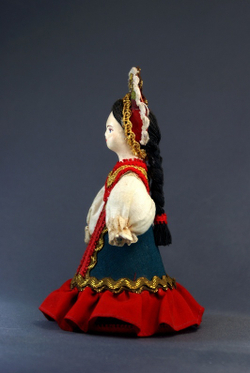 Кукла коллекционная Потешного промысла девушка в традиционном костюм(стилизация).