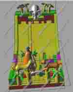 Коммерческий надувной батут "Сафари парк" 14*6*7 м