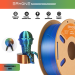 Пластик Eryone Silk PLA Tri-Color 1.75mm, 1KG/roll Orange & Blue & Green