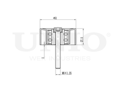 Ролик натяжной приводного ремня UNIO TNS-10131