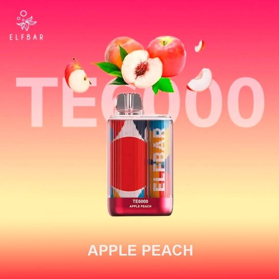 Elf Bar ТЕ6000 - Apple Peach (5% nic)