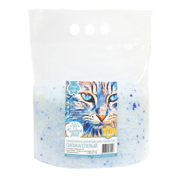 Силикагелевый наполнитель Чистое дело 