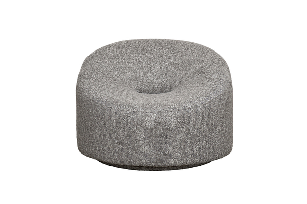 Кресло поворотное Луна(Luna) рогожка черно-серый Santo1606-CHSER 98x90x69см Garda Decor