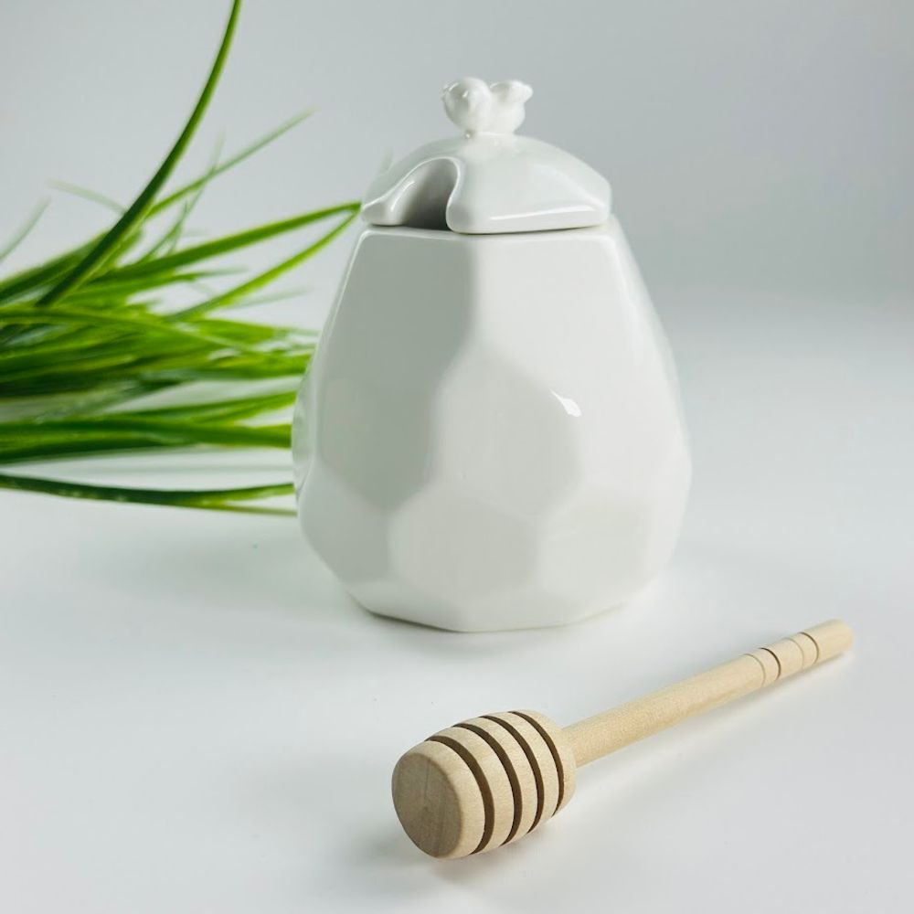 Lenardi 235-040 Банка для мёда 470мл TROPICAL в под.уп.(х24)Фарфор