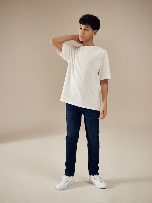 Джинсы стрейч для мальчика Next 221-892, Темно-синий