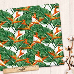 Ткань блэкаут цветок стрелиция