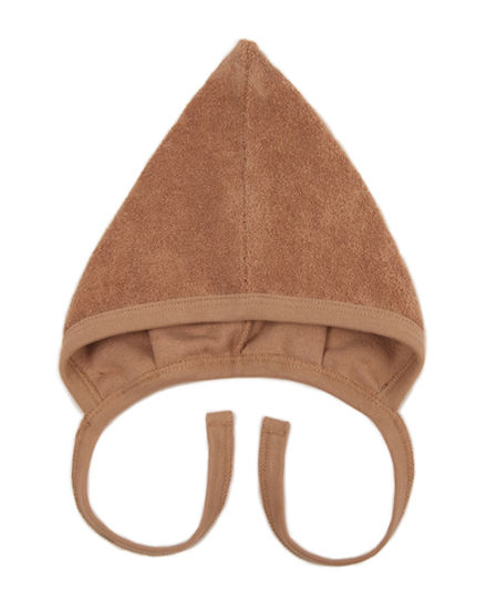 Махровый чепчик Гномик Светлый кофе RinaAmari