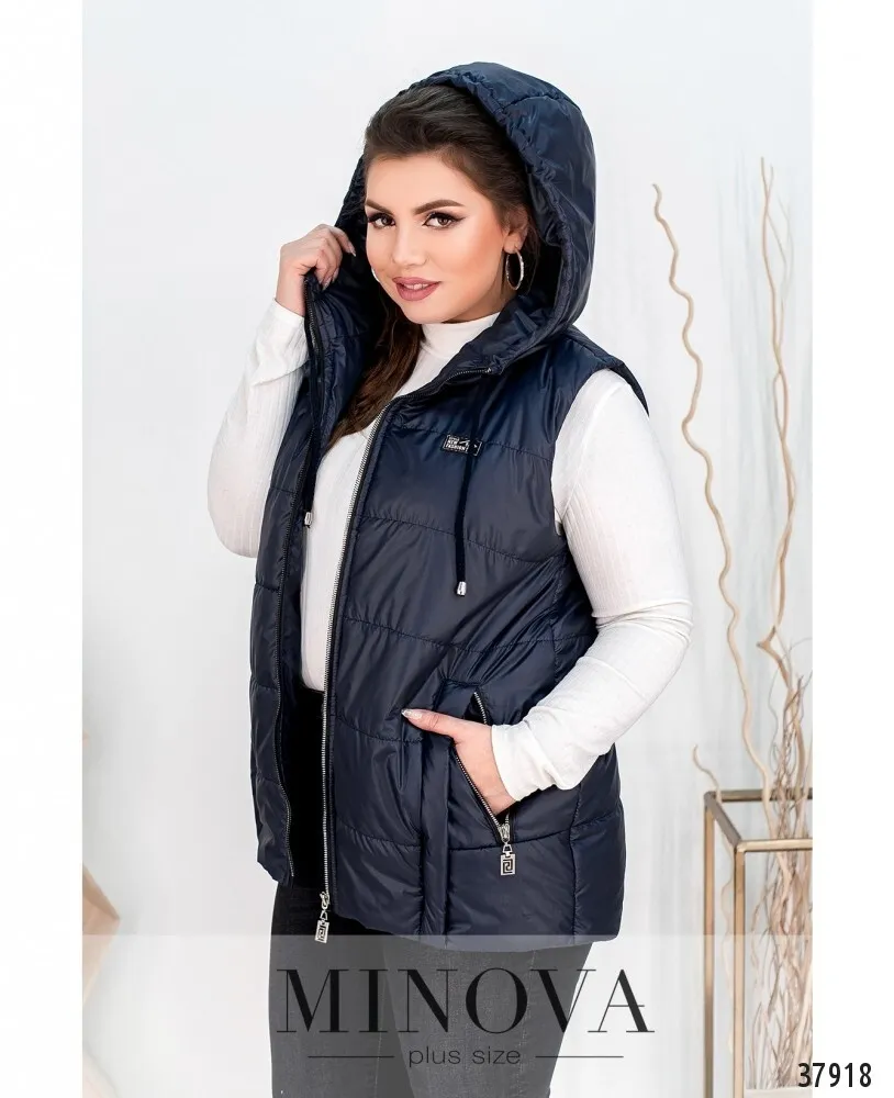 Жилет №17-197-синий Minova