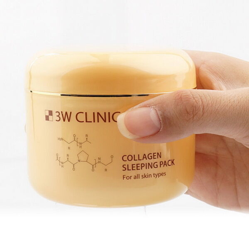 Ночная маска для лица с коллагеном 3W Clinic Collagen Sleeping Pack, 100мл