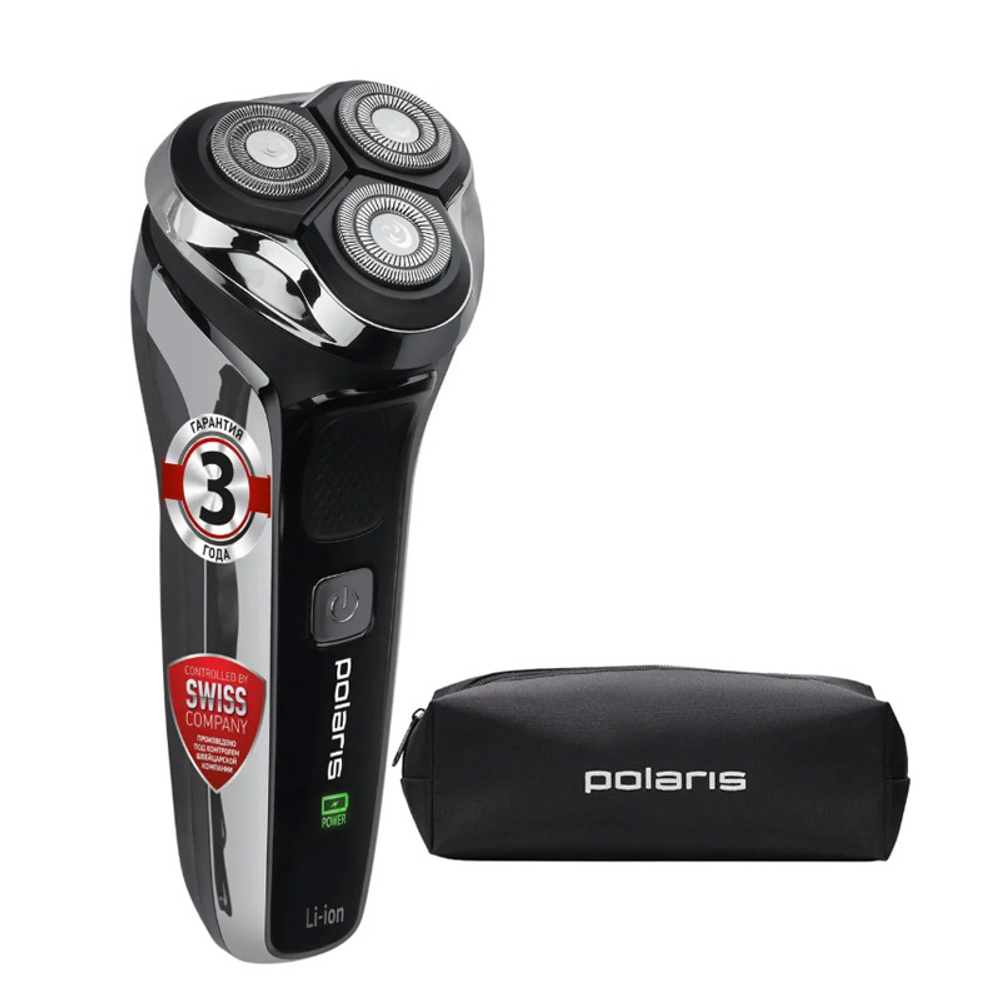 Электрическая бритва Polaris PMR 0306R, чёрный
