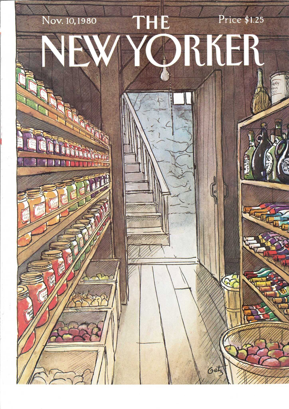 Журнал The New Yorker 10-11-1980, обложка