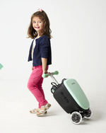 Чемокат Micro Luggage Junior LED ментоловый