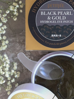Petitfee Гидрогелевые патчи для глаз Black Pearl & Gold Hydrogel Eye Patch, 60 шт.