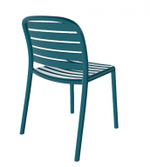 Стул пластиковый Papatya Tarabya-S, мраморное море