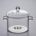 Кастрюля 1,35л стеклянная с крышкой "Хай-Тек"