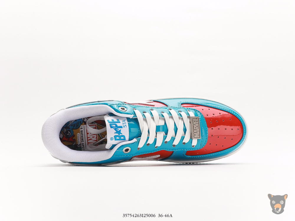 Кроссовки Marvel x Bape STA Low "Captain America"