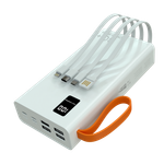 Внешний аккумулятор More choice PB22-30 30000mAh 2USB 2.1A с кабелем (White)