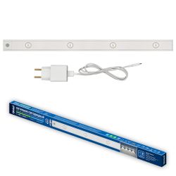 ULI-F50-5W-4000K SENSOR IP40 WHITE Светильник светодиодный для мебели с сенсором движения и освещенности. 600мм. ТМ Uniel