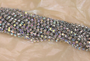 Стразовая лента хамелеон 2 мм