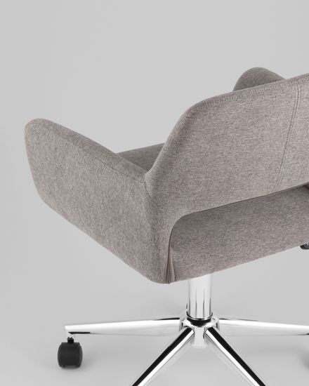 Стул офисный ROSS рогожка темно-серый