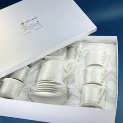 Lenardi 305-319 Чайный сервиз 17пр.340мл в под.уп.(х3)Фарфор