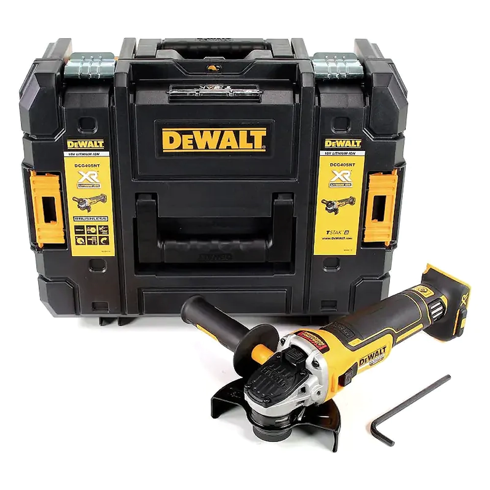 DeWalt DCG405NT бесщеточная угловая шлифмашина (без АКБ и ЗУ) DCG405NT-XJ