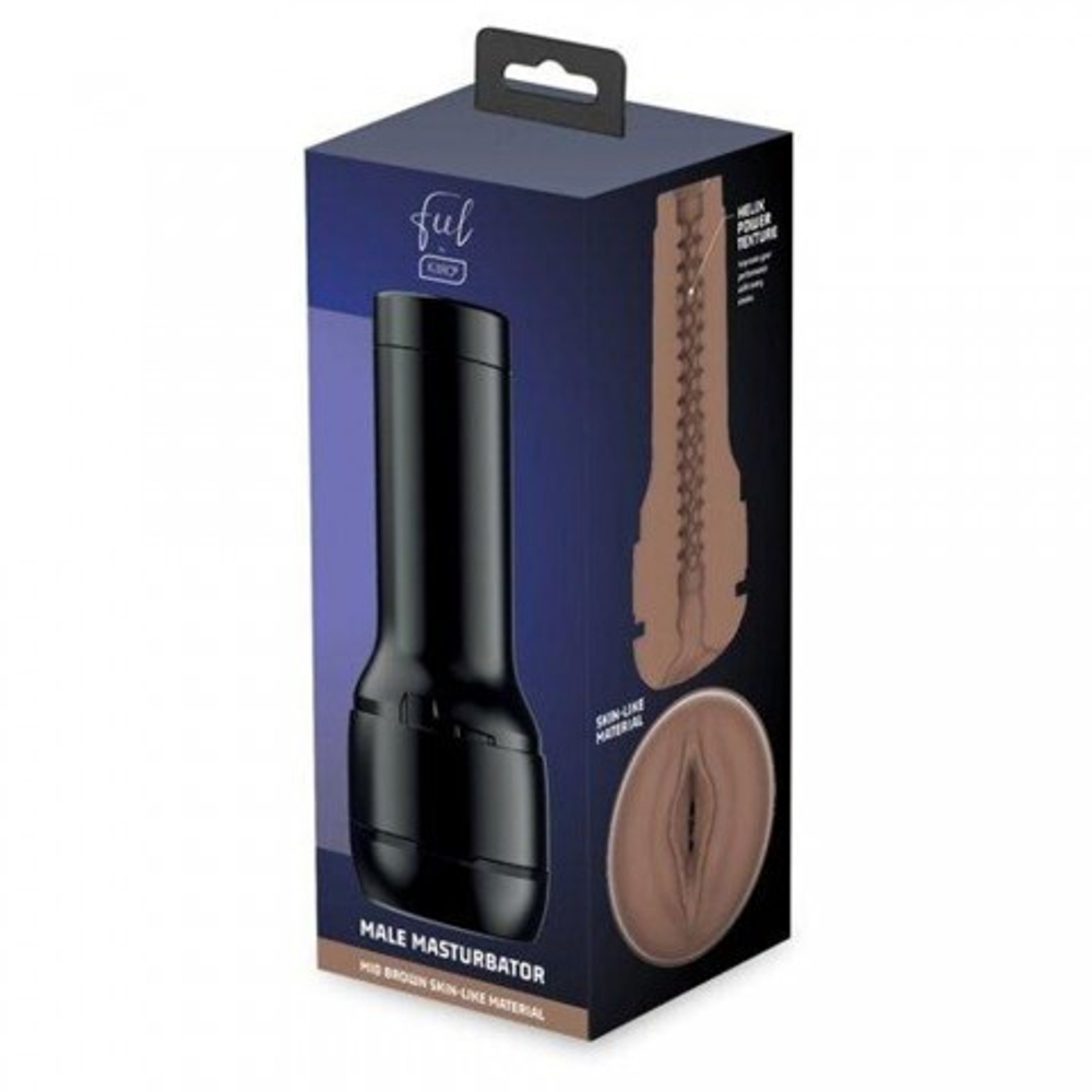 Мастурбатор KIIROO Feel Stroker, вульва, коричневый