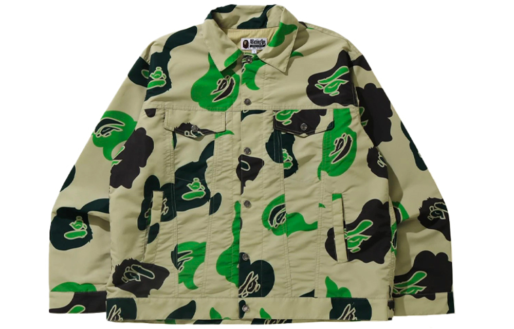 A Bathing Ape Def Camo Loose Fit Trucker Куртка
