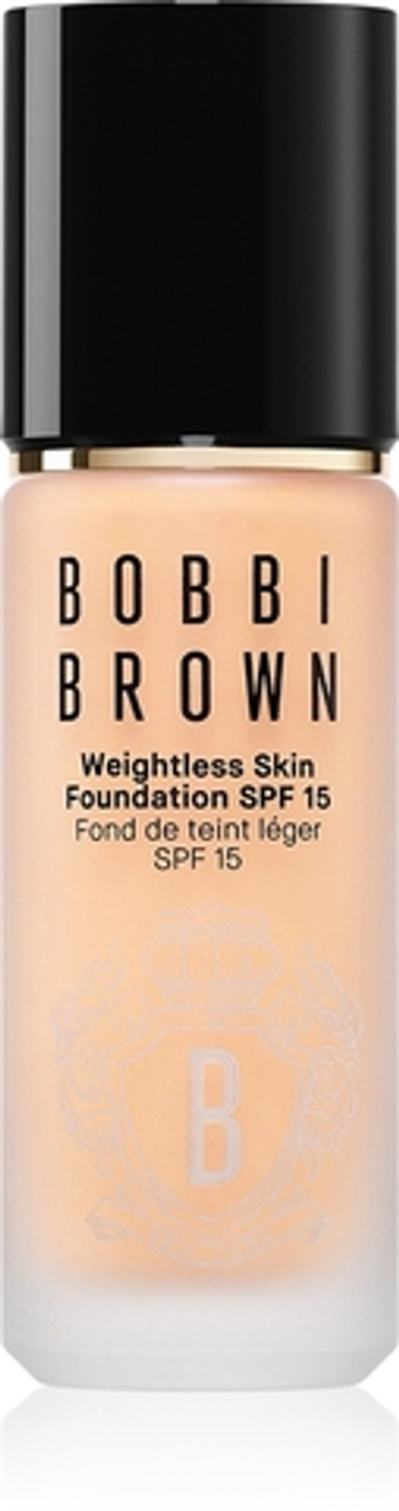 Bobbi Brown Weightless Skin Foundation SPF 15 - Тональная основа: травяной подклад с увлажняющим действием оттенок Golden Beige, 30 ml