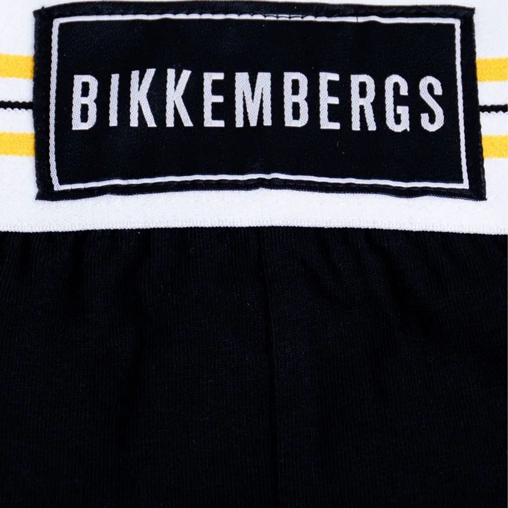 Набор мужских трусов боксеров 3в1 черные Bikkembergs BKK61UTR01TR
