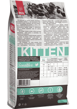 Сухой корм для котят, беременных и кормящих кошек Blitz Sensitive Kitten All Breeds с индейкой, 2 кг