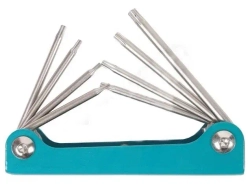 Набор ключей RF-5087F TORX складной 8пр.(Т5-Т10, Т15, Т20) ROCKFORCE