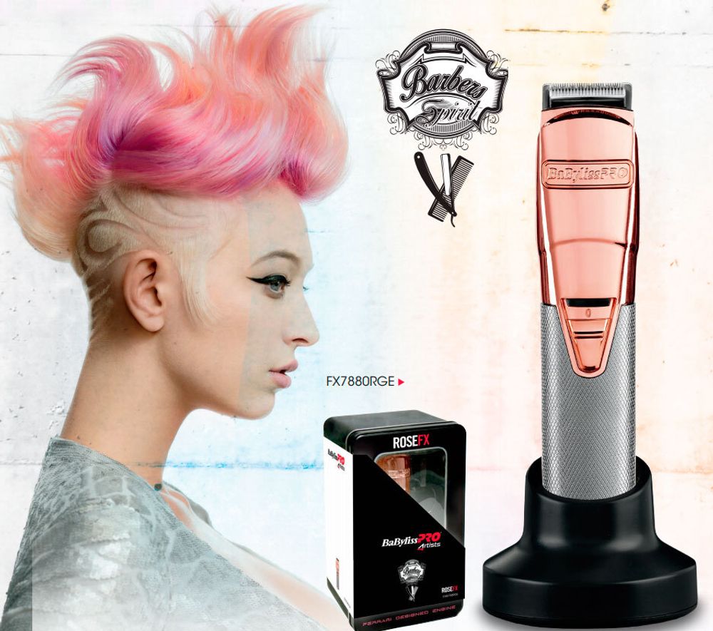 Профессиональный триммер BaByliss PRO RoseFX 4ARTISTS FX7880RGE - 5