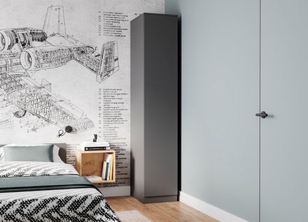 МС Мори Шкаф МШ 400 Графит