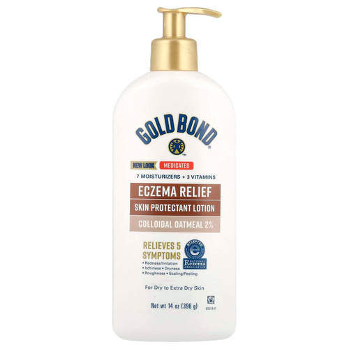 Gold Bond, лечебный лосьон для защиты кожи от экземы, 396 г (14 унций)