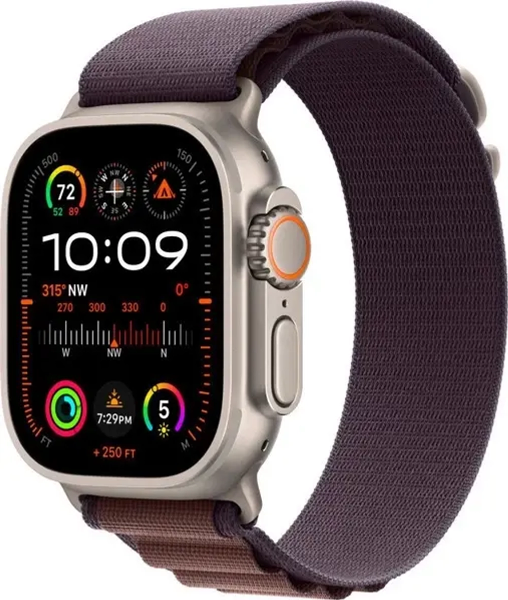 Apple Watch Ultra 2 GPS+Cellular 49mm, ремешок "Indigo Alpine Loop"