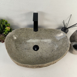Раковина из речного камня RS-65521 61*39*15 0858