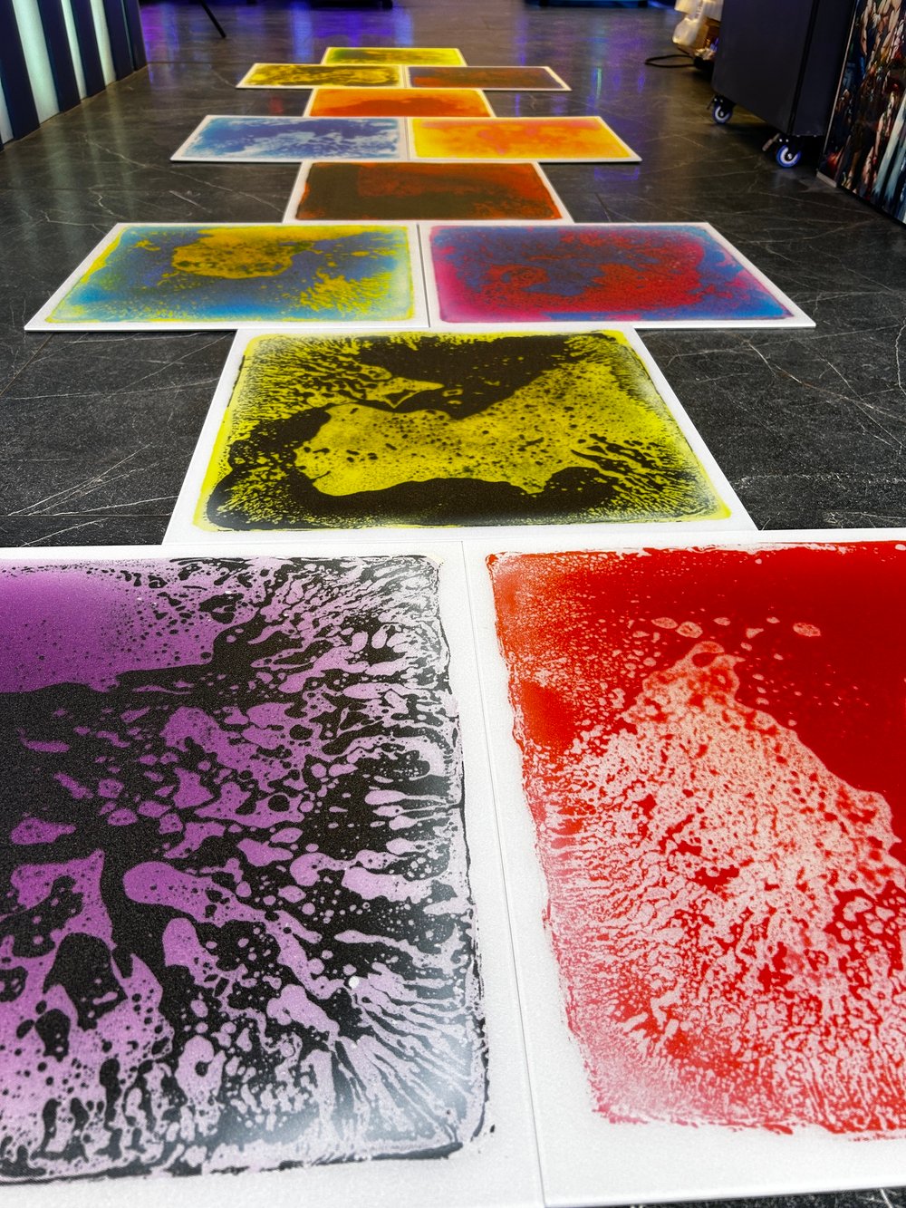 Плитка "Живой пол Клякса"